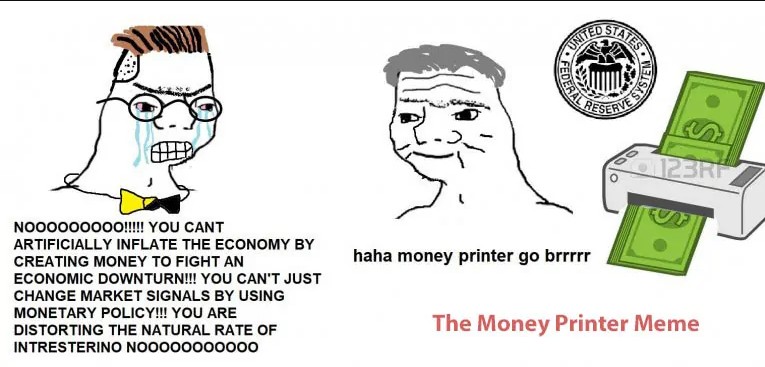 Bitcoin vs dollar meme